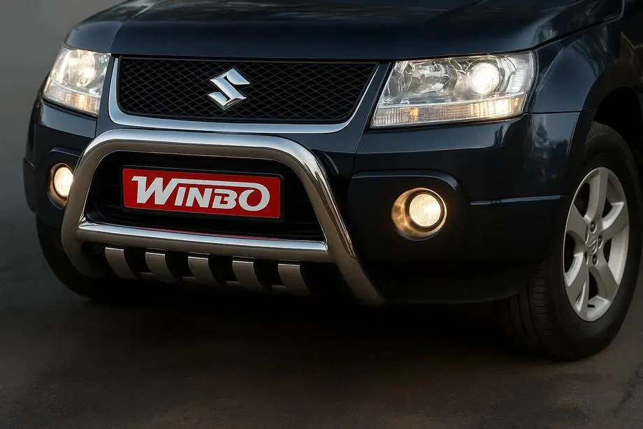 Suzuki Grand Vitara 2005-2017 Defensa Delantera Winbo (Acero Inoxidable) Image