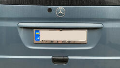 Mercedes Vito W639 2004-2014 Marco de Matrícula Cromo (1 ud, Acero Inoxidable) foto 2