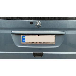Marco de Matrícula Cromo (1 ud, Acero Inoxidable) Mercedes Vito W639 2004-2014 foto 2