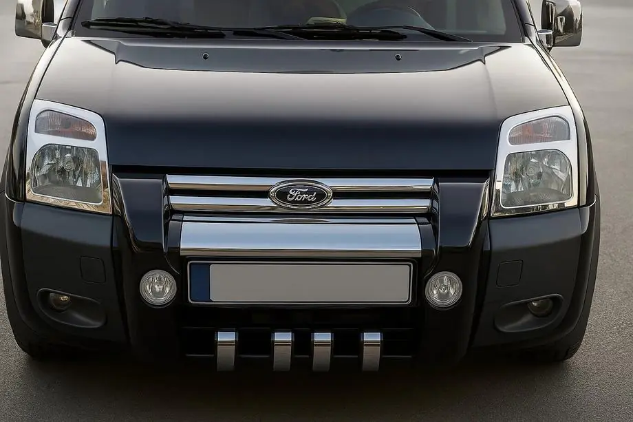 Ford Connect 2010-2013 Cubiertas de Faros (2 uds, Acero Inoxidable) Image