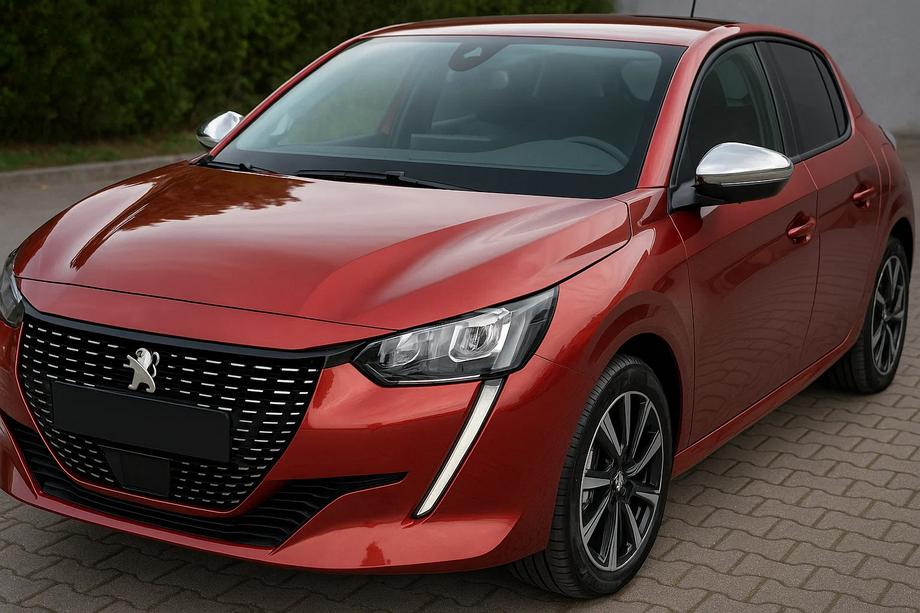 Peugeot 208 2019- Cubiertas de Espejos (2 uds, Acero Inoxidable) Image