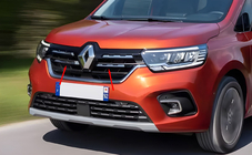 Renault Kangoo/Express 2021- Cubiertas de parrilla cromadas (4 uds, acero inoxidable) foto 1