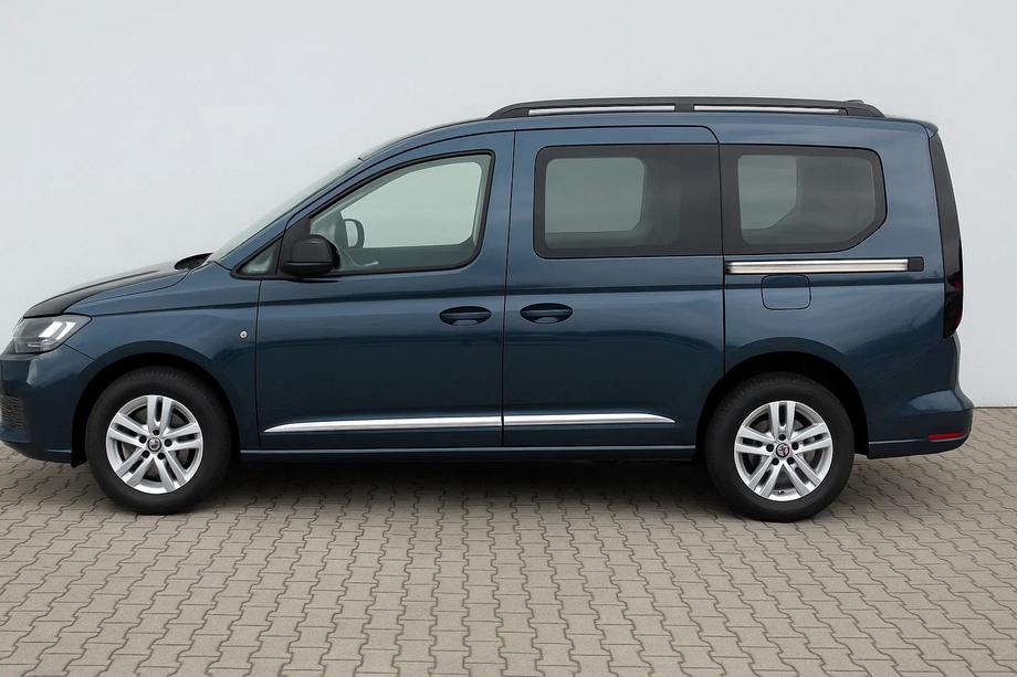 Volkswagen Caddy 2020- Cubiertas para molduras de puerta (4 uds, acero inoxidable) Foto 1