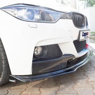 Labio spoiler delantero EuroCap (negro, para M-Performance) BMW 3 Series F30/F31 2012-2019 foto 2