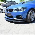BMW 4 Series F32/F33/F36 2012-2020 Lip delantero para parachoques M-Sport (negro) foto 2