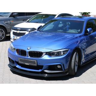 Lip delantero para parachoques M-Sport (negro) BMW 4 Series F32/F33/F36 2012-2020 foto 1