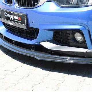 Lip delantero para parachoques M-Sport (negro) BMW 4 Series F32/F33/F36 2012-2020 foto 3