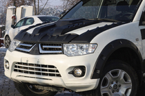 Mitsubishi L200 2006-2015 Toma de aire de capó V1 (ABS) foto 1