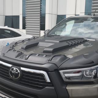 Cubierta de capó (2021+, ABS) Toyota Hilux 2015- foto 2