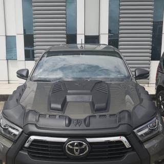 Cubierta de capó (2021+, ABS) Toyota Hilux 2015- foto 3