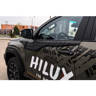 Molduras superiores de puerta (4 uds, ABS) Toyota Hilux 2015- foto 1