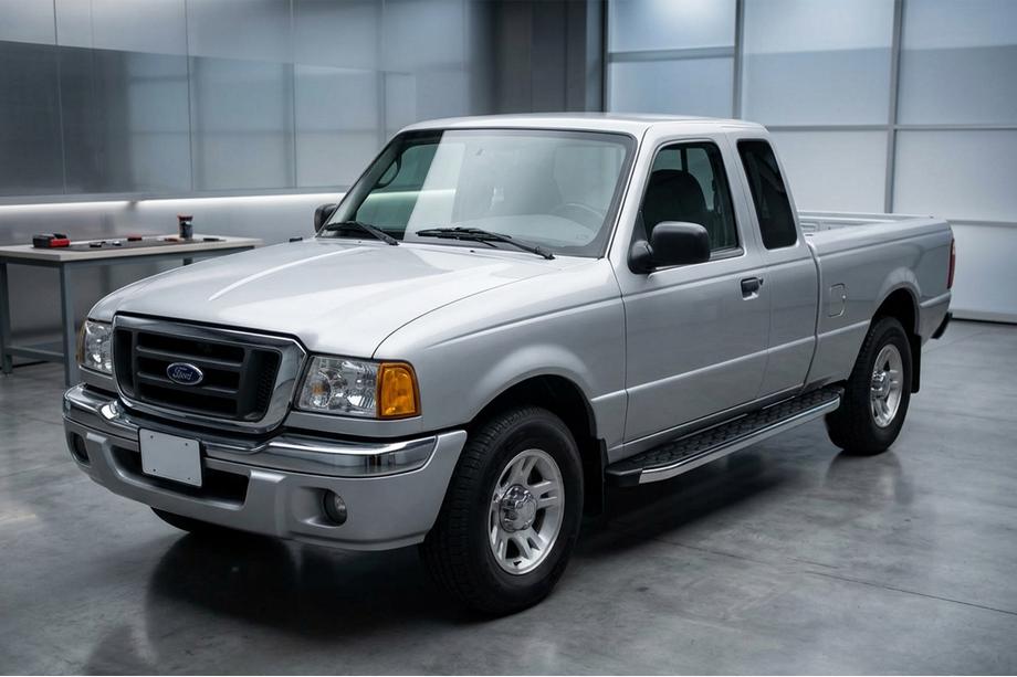 Ford Ranger 2002-2006 Estribos Laterales BlackLine (2 uds., Aluminio) Image