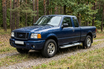 Ford Ranger 2002-2006 Estribos Laterales Mevsim Grey (2 uds., Aluminio) foto 1