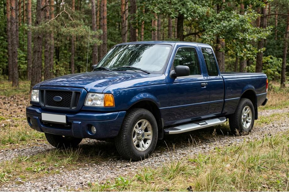 Ford Ranger 2002-2006 Estribos Laterales Mevsim Grey (2 uds., Aluminio) Image