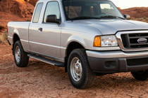 Ford Ranger 2002-2006 Estribos laterales Bosphorus Grey (2 uds., aluminio) foto 1