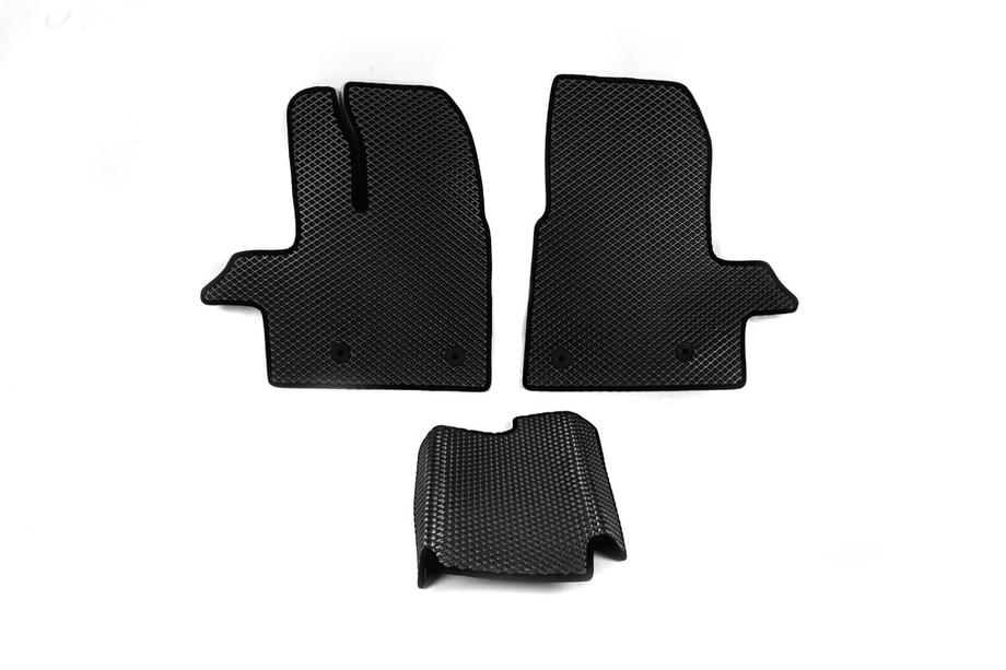 Ford Transit 2014- Alfombrillas EVA 2014-2018 (negras) Image