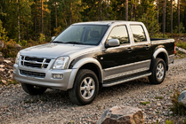 Isuzu D-Max 2002-2011 Estribos Laterales Tayga Grey (2007-2012, 2 uds, Aluminio) foto 1