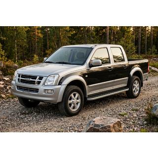 Estribos Laterales Tayga Grey (2007-2012, 2 uds, Aluminio) Isuzu D-Max 2002-2011 foto 1