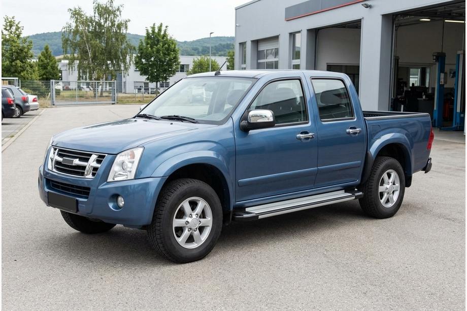 Isuzu D-Max 2002-2011 Estribos Laterales Rainbow (2007-2012, 2 uds, Aluminio) Image