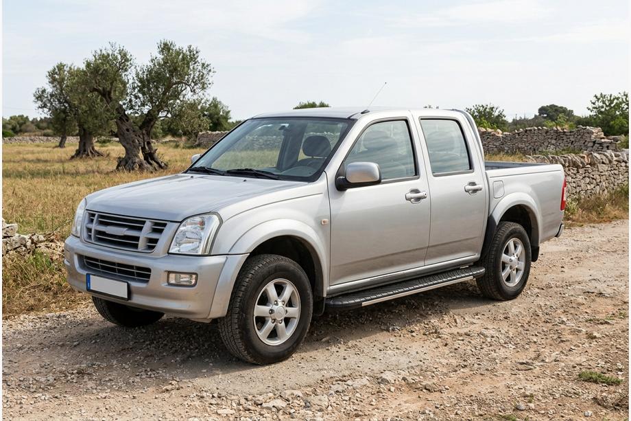 Isuzu D-Max 2002-2011 Estribos Laterales Bosphore Grey (2007-2012, 2 uds., Aluminio) Image