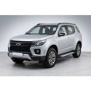 Estribos laterales Allmond Grey (2 uds., aluminio) Chevrolet Trailblazer 2012-2019 foto 1