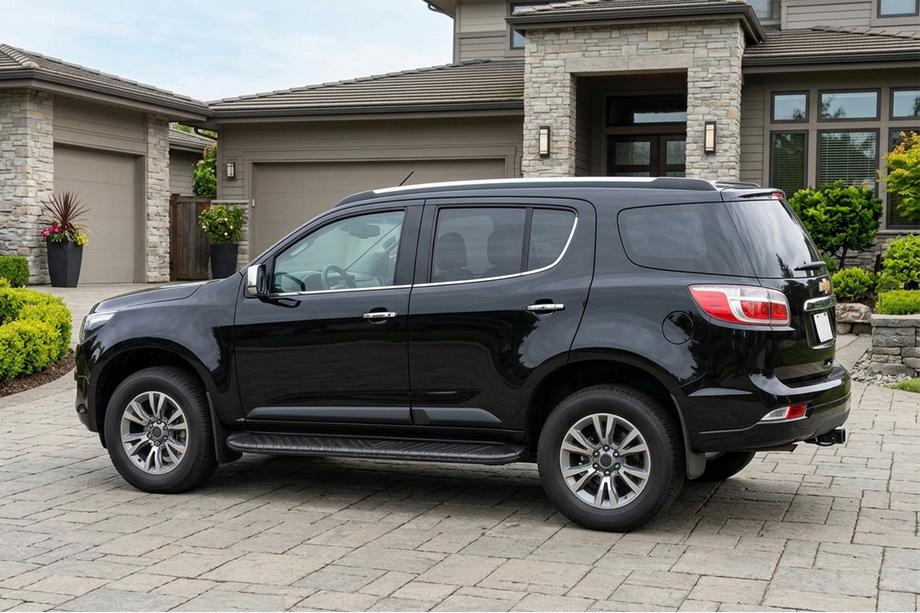 Chevrolet Trailblazer 2012-2019 Estribos Laterales Bosphorus Black (2 uds., Aluminio) Image