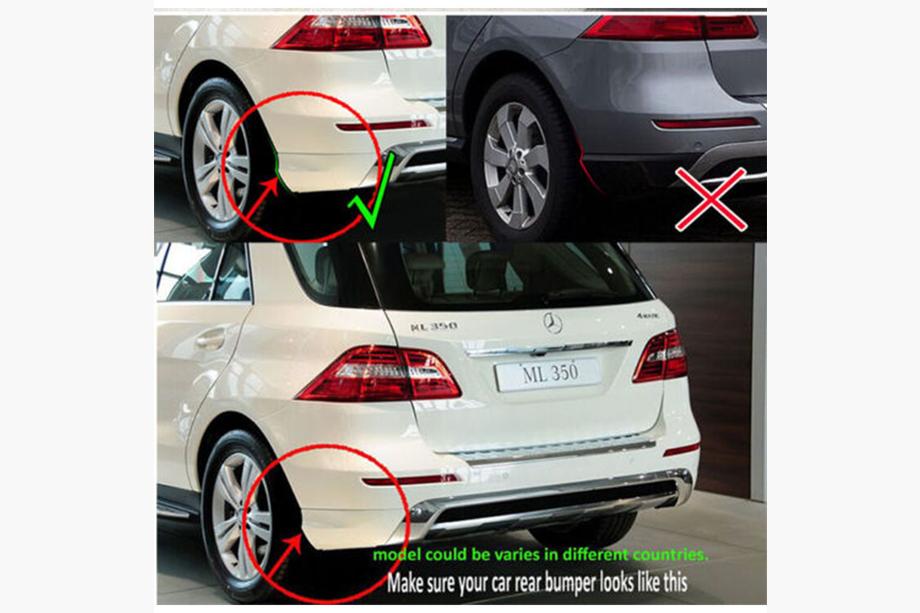 Mercedes GLE/ML class W166 2011-2018 Guardabarros traseros originales para ML W166 (parachoques AMG) Foto 4