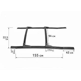 Barras de techo OEM GreatWall Haval/Hover H3 2005-2013 foto 4