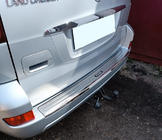 Toyota Land Cruiser Prado 120 2002-2009 Protector de parachoques trasero foto 1