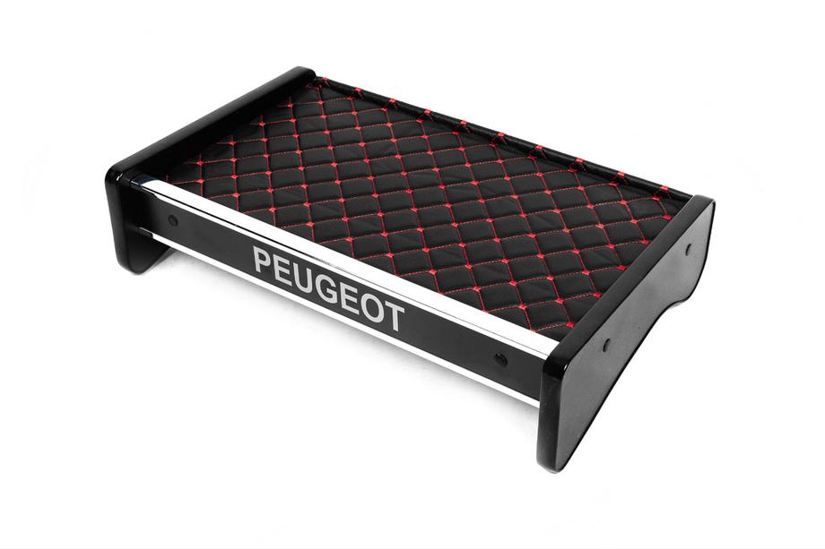 Peugeot Boxer 2006-2025 Estante para salpicadero (Negro con costura roja) desde 2014 Image
