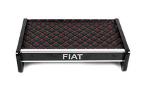 Fiat Ducato 2006-2025 Estante para salpicadero (Negro con costura roja) foto 3