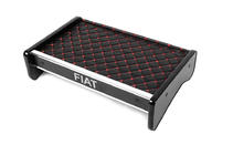 Fiat Ducato 2006-2025 Estante para salpicadero (Negro con costura roja) foto 1