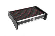 Fiat Ducato 2006-2025 Estante para salpicadero (Negro con costura roja) foto 2
