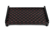Fiat Ducato 2006-2025 Estante para salpicadero (Negro con costura roja) foto 4
