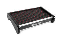 Opel Movano 2004-2010 Estante para salpicadero (Negro con costura roja) foto 3