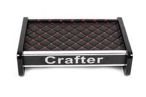 Volkswagen Crafter 2016- Estante para salpicadero (Negro con costura roja) foto 3