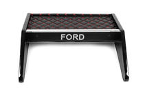 Ford Transit 2000–2014 Estante para salpicadero (Negro con costura roja) foto 3
