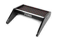 Ford Transit 2000–2014 Estante para salpicadero (Negro con costura roja) foto 1