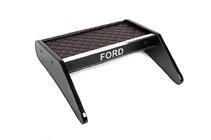 Ford Transit 2000–2014 Estante para salpicadero (Negro con costura roja) foto 2