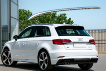Audi A3 2012-2020 Barras de techo longitudinales (2 uds, aluminio) foto 3