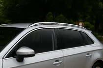 Audi A3 2012-2020 Barras de techo longitudinales (2 uds, aluminio) foto 4