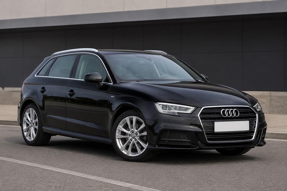 Audi A3 2012-2020 Barras de techo longitudinales (2 uds, aluminio) Image
