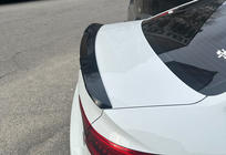 Audi A4 B9 2015-2024 Alerón Lip (1234 Upgrade, Negro) foto 3