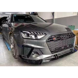 Labio delantero 2021-2023 (negro) Audi A4 B9 2015-2024 foto 1