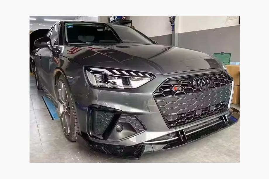 Audi A4 B9 2015-2024 Labio delantero 2021-2023 (negro) Image