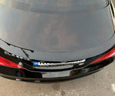 Mercedes CLA C117 2013-2019 Alerón Lip (1234 Upgrade, Negro) foto 6