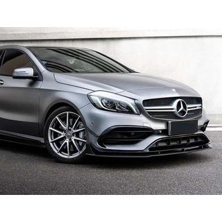Labio delantero (para AMG-Line / A45 AMG HB 2016-2018, negro) foto 1