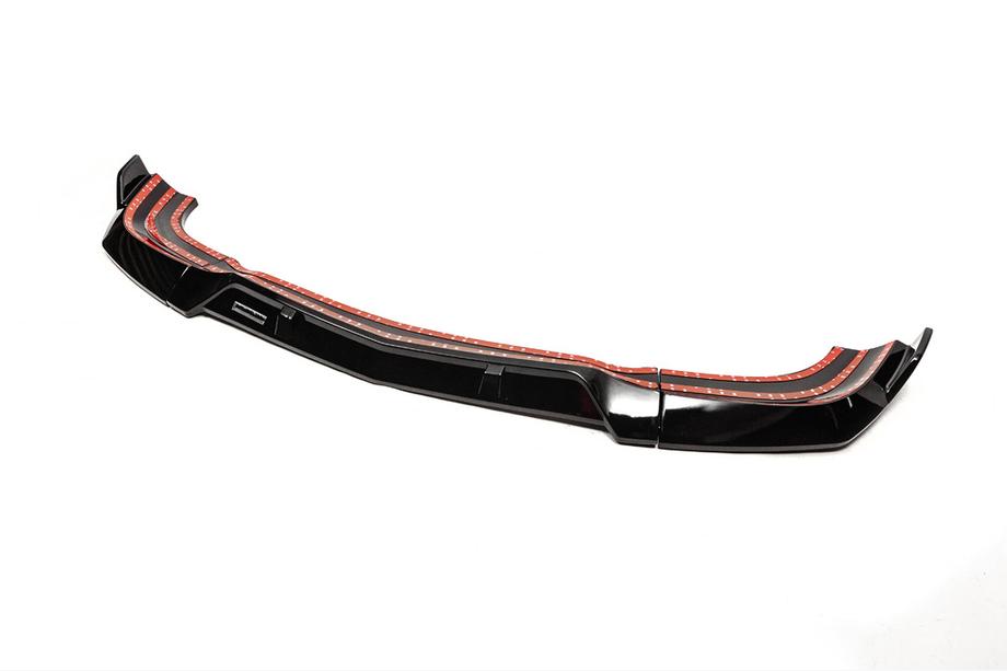 Mercedes C-class W204 2007-2015 Labio delantero para 1234 Upgrade (2011-2014) Negro Foto 2