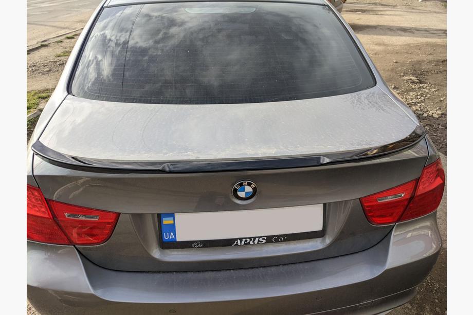 BMW 3 Series E90/E91 2005-2011 Alerón HongHang V2 (ABS, Negro Brillante) Foto 2