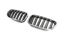 BMW 5 Series F10/F11 2010–2016 Parrilla riñón (2 uds, Cromo) foto 1